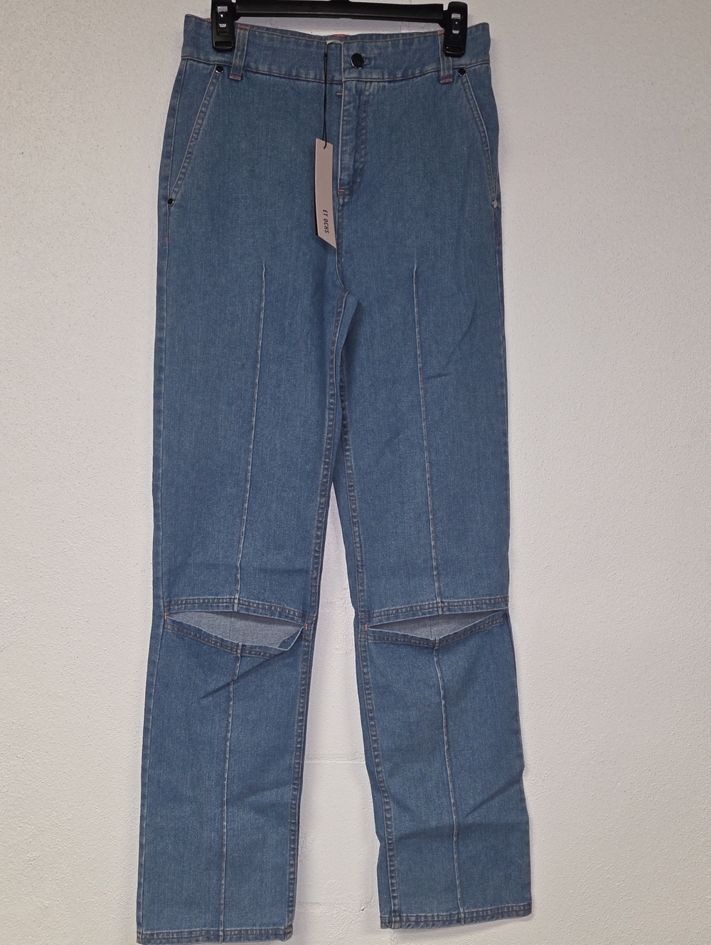 Classic Straight-Leg Women's Jeans in Light Blue